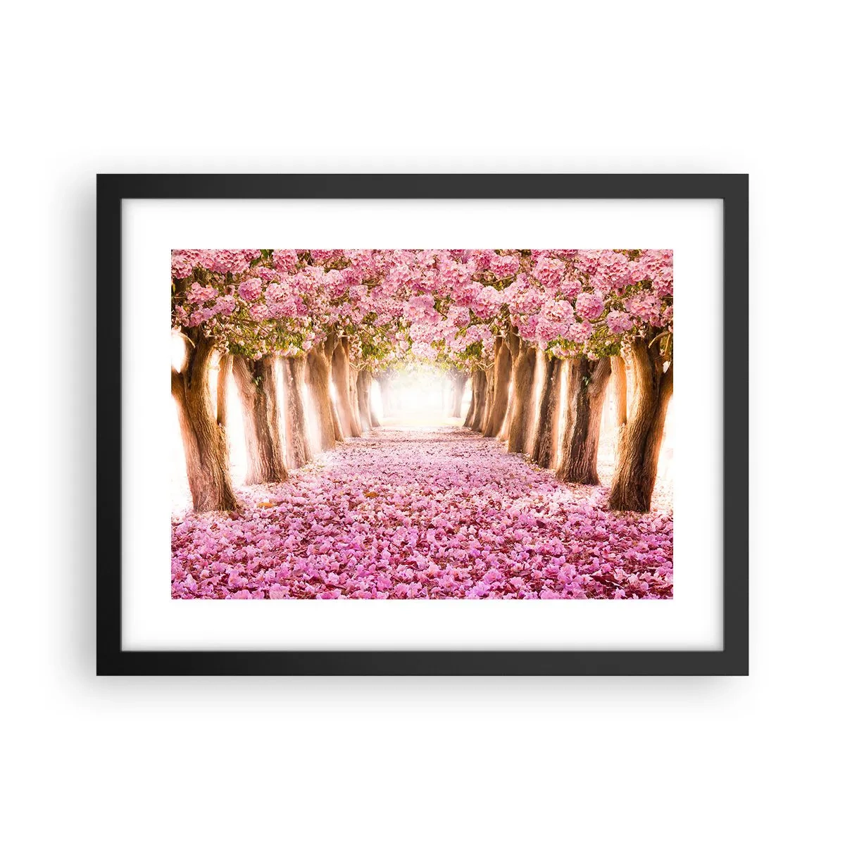 Poster în ramă neagră - Drumul spre paradis - 40x30 cm