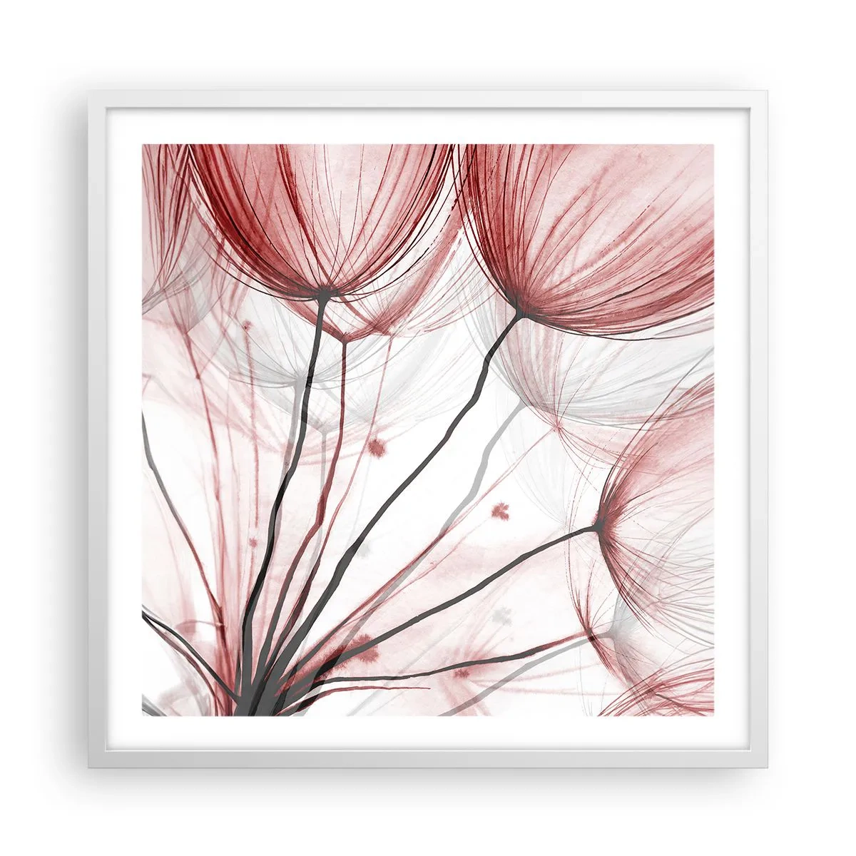 Poster în ramă albă - Înainte de plecare - 60x60 cm