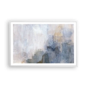 Poster în ramă albă - Tonuri  și acorduri de culoare - 91x61 cm