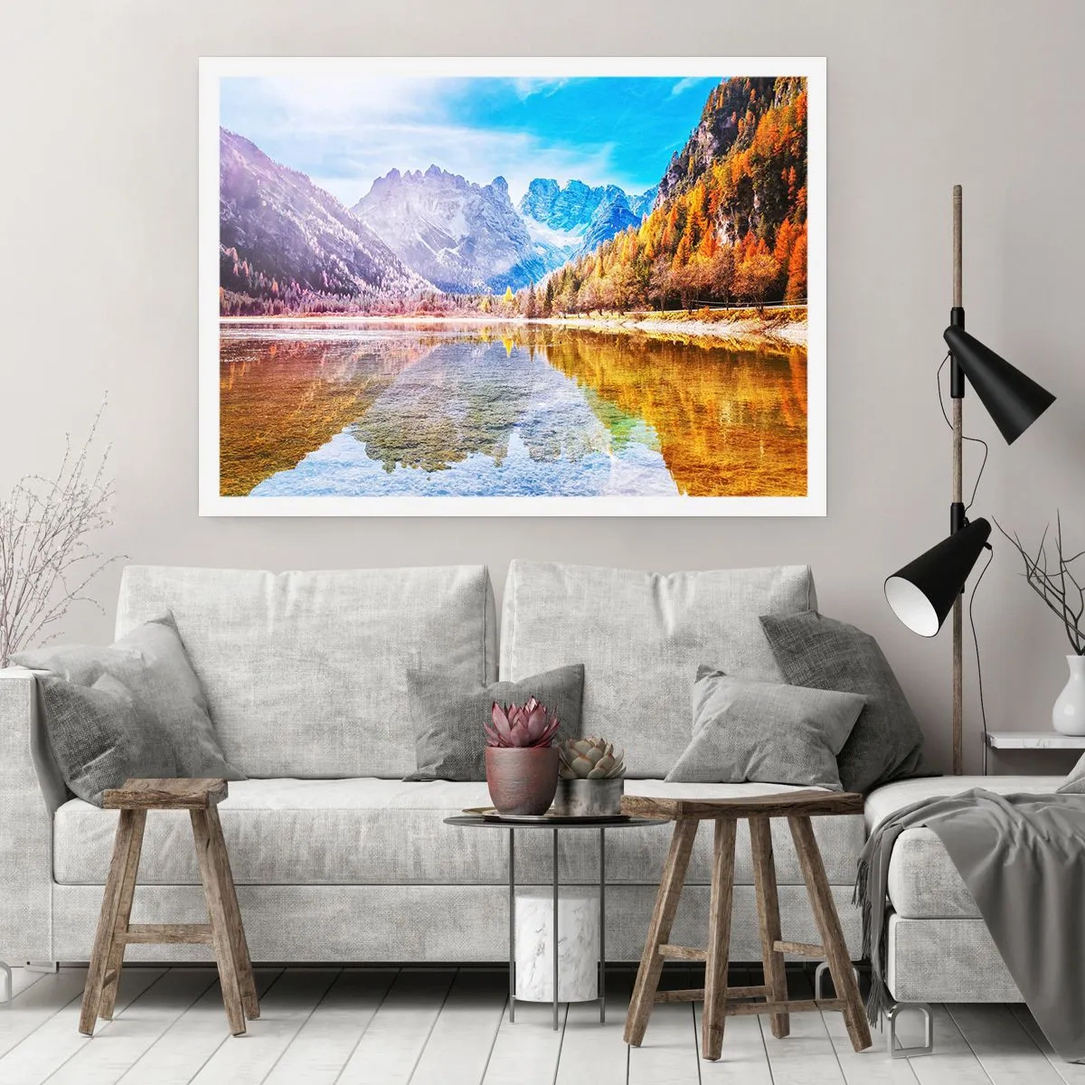 Poster - Iar în munți începe toamna - 100x70 cm