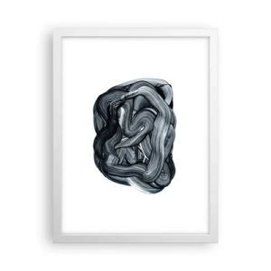 Poster în ramă albă - Nu este atât de simplu - 30x40 cm