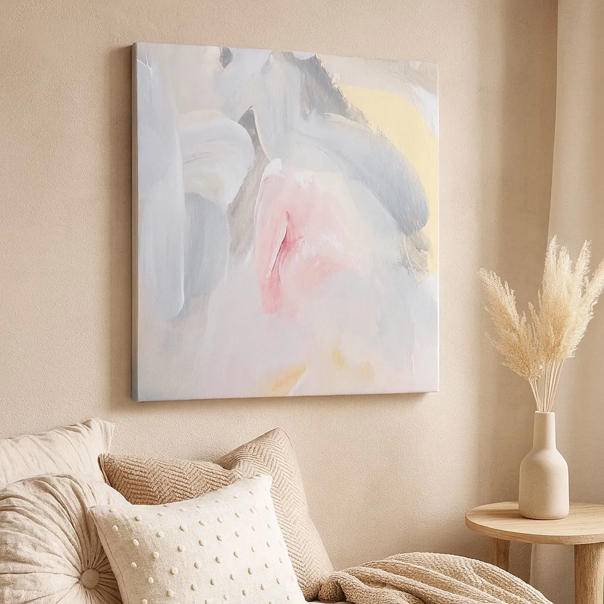 Tablou pe pânză - Într-o lume de pastel - 30x30 cm