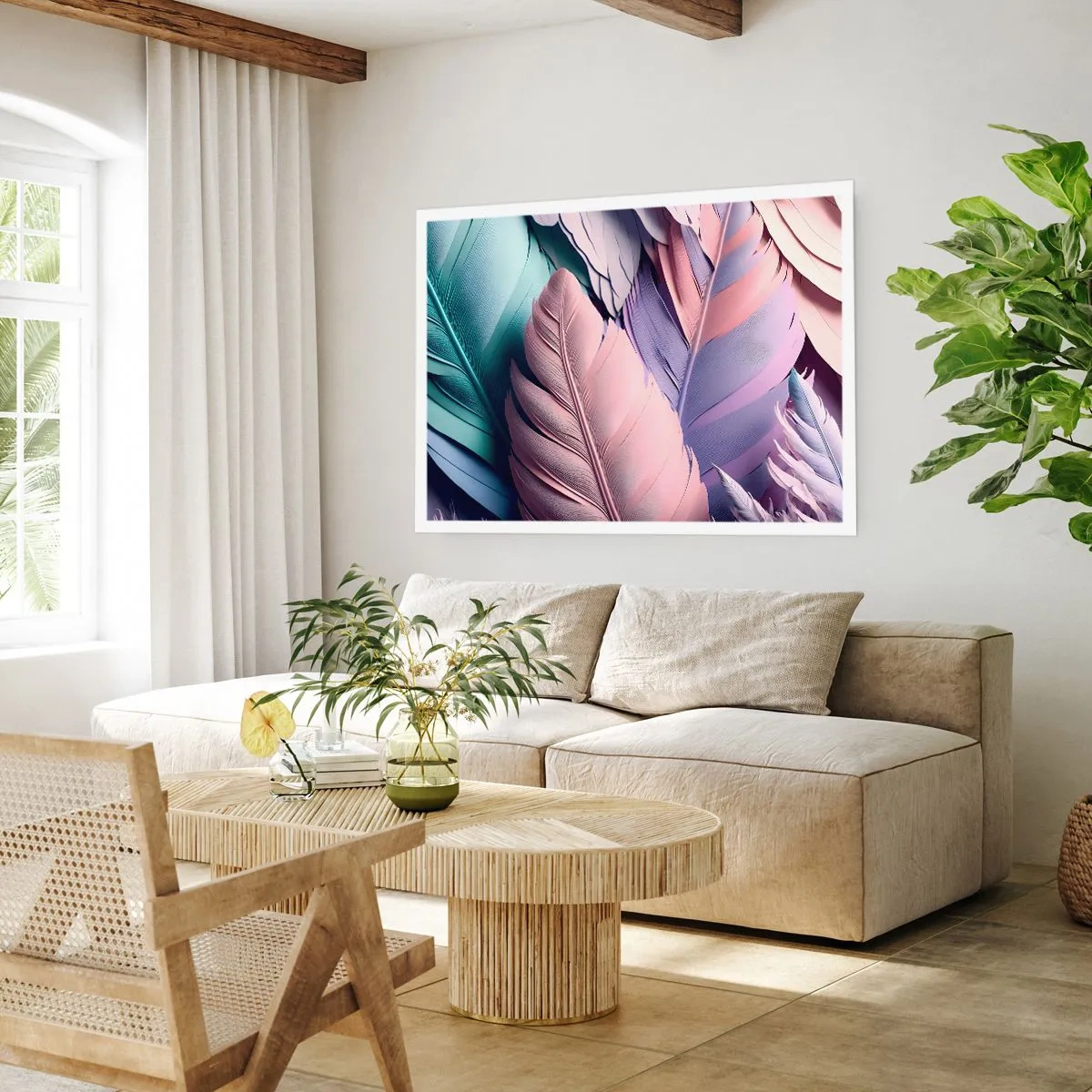 Poster - Eleganța păsărilor - 40x30 cm