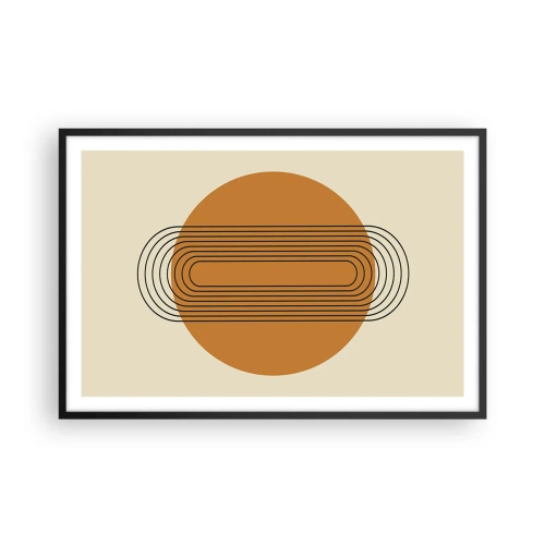 Poster în ramă neagră - Planul perfect - 91x61 cm