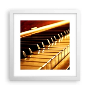 Poster în ramă albă - Posibilități nelimitate - 30x30 cm