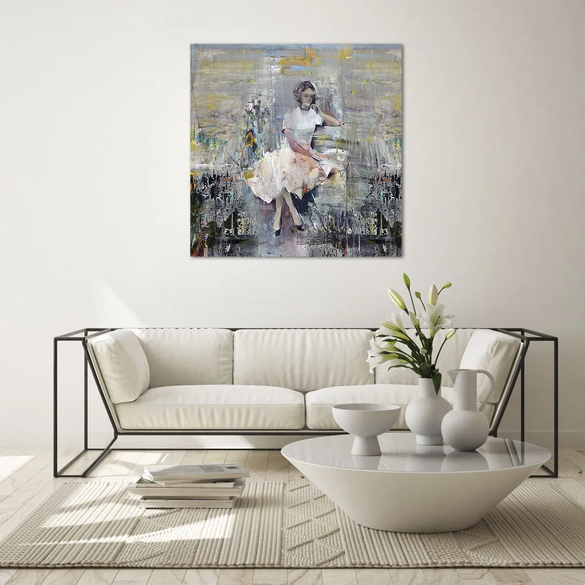 Tablou pe sticlă - Clasică și modernă - 70x70 cm