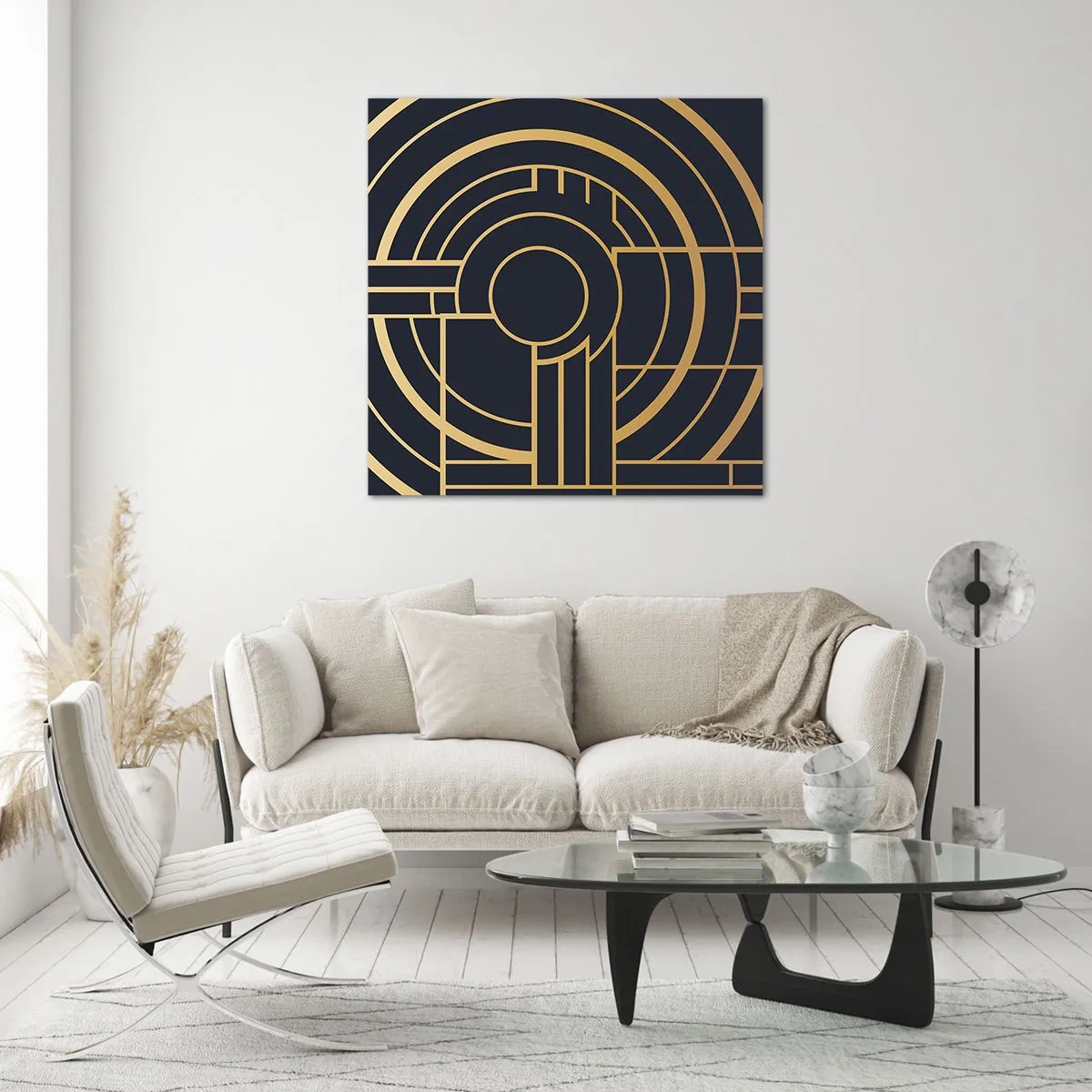 Tablou pe sticlă - Întoarcerea lucrurilor - 70x70 cm