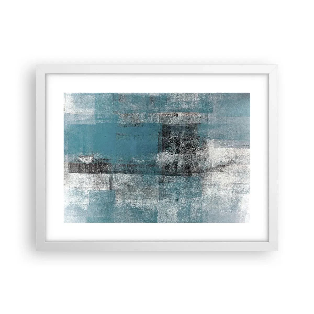 Poster în ramă albă - Apă și aer - 40x30 cm