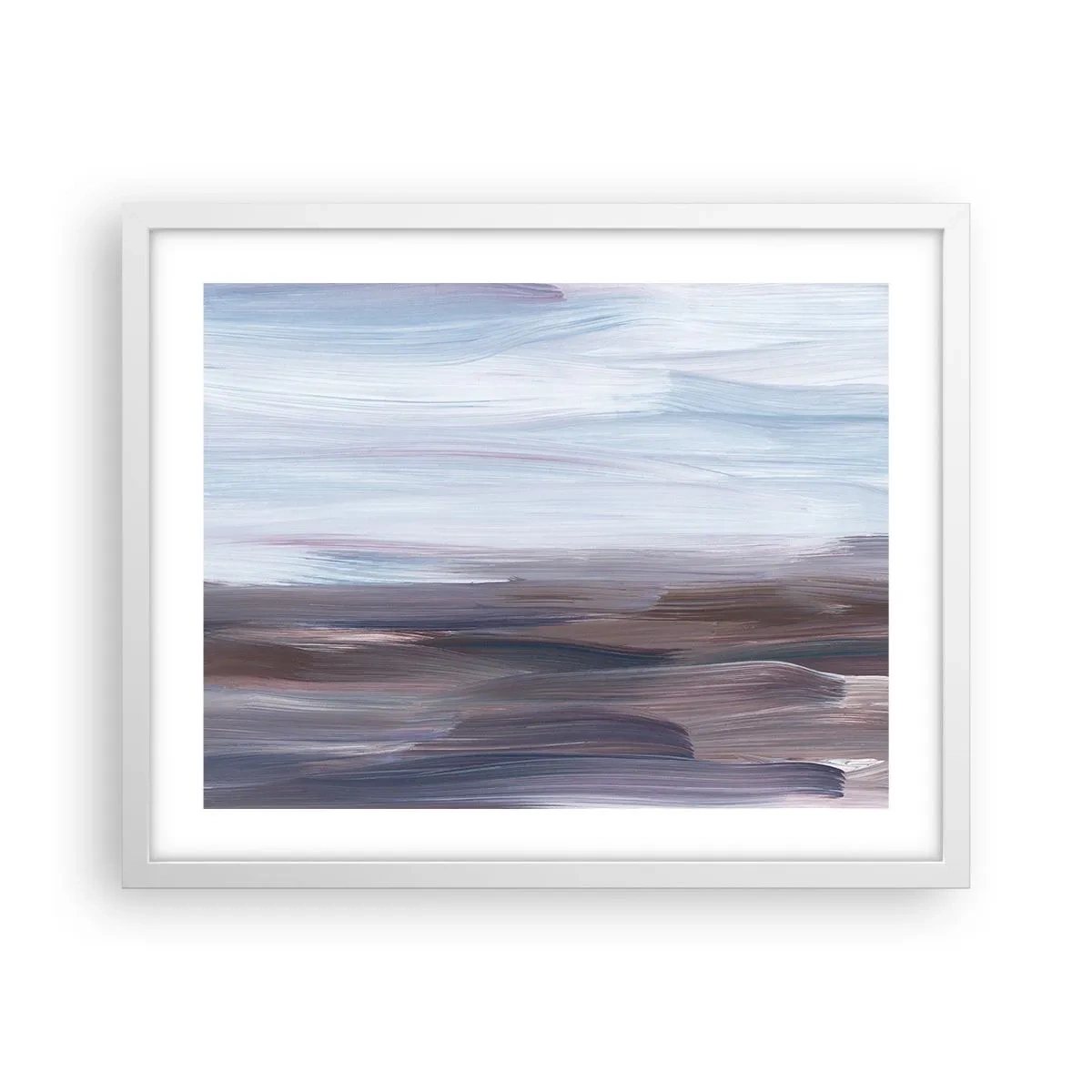 Poster în ramă albă - Elemente: apă - 50x40 cm