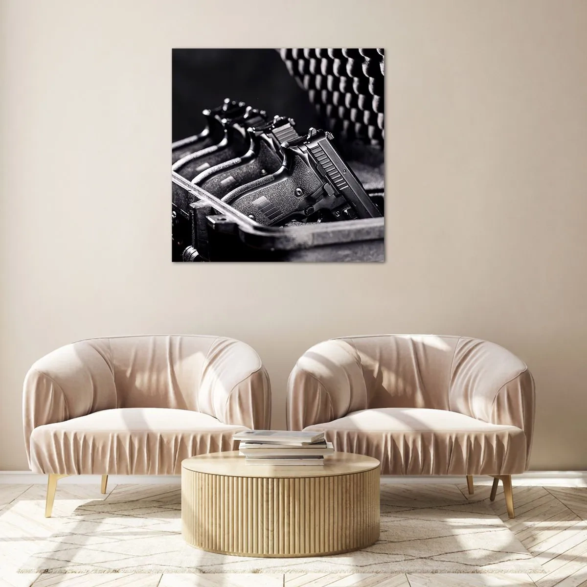 Tablou pe sticlă - Sport masculin - 30x30 cm