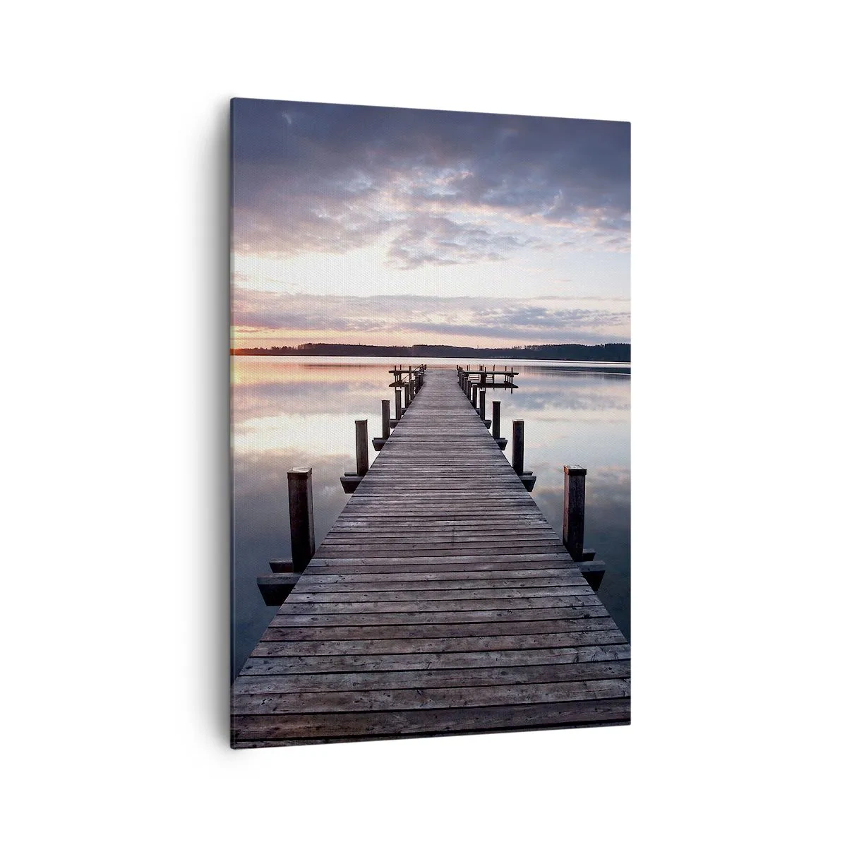 Tablou pe pânză - Granița tăcută dintre zi și noapte - 70x100 cm