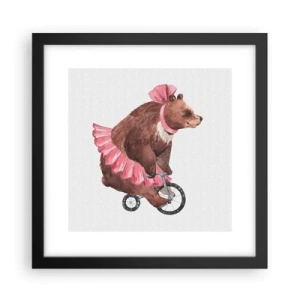 Poster în ramă neagră - Ce circ! - 30x30 cm