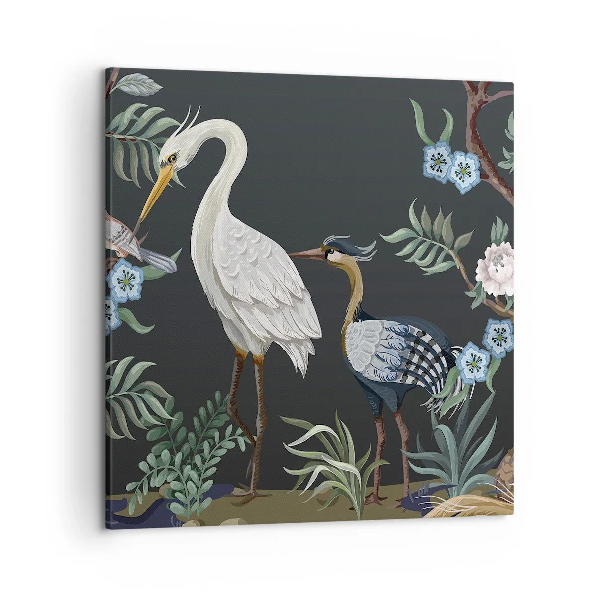 Tablou pe pânză - Parada păsărilor - 50x50 cm