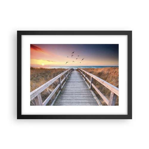 Poster în ramă neagră - Spațiul pentru a zbura - 40x30 cm