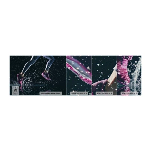 Mostră tapet Premium Canvas - Cât de mult puteți - Sport, Jogging, Alergare - 100x30 cm