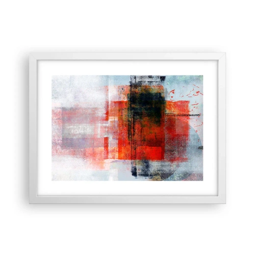 Poster în ramă albă - Compoziție înfocată - 40x30 cm