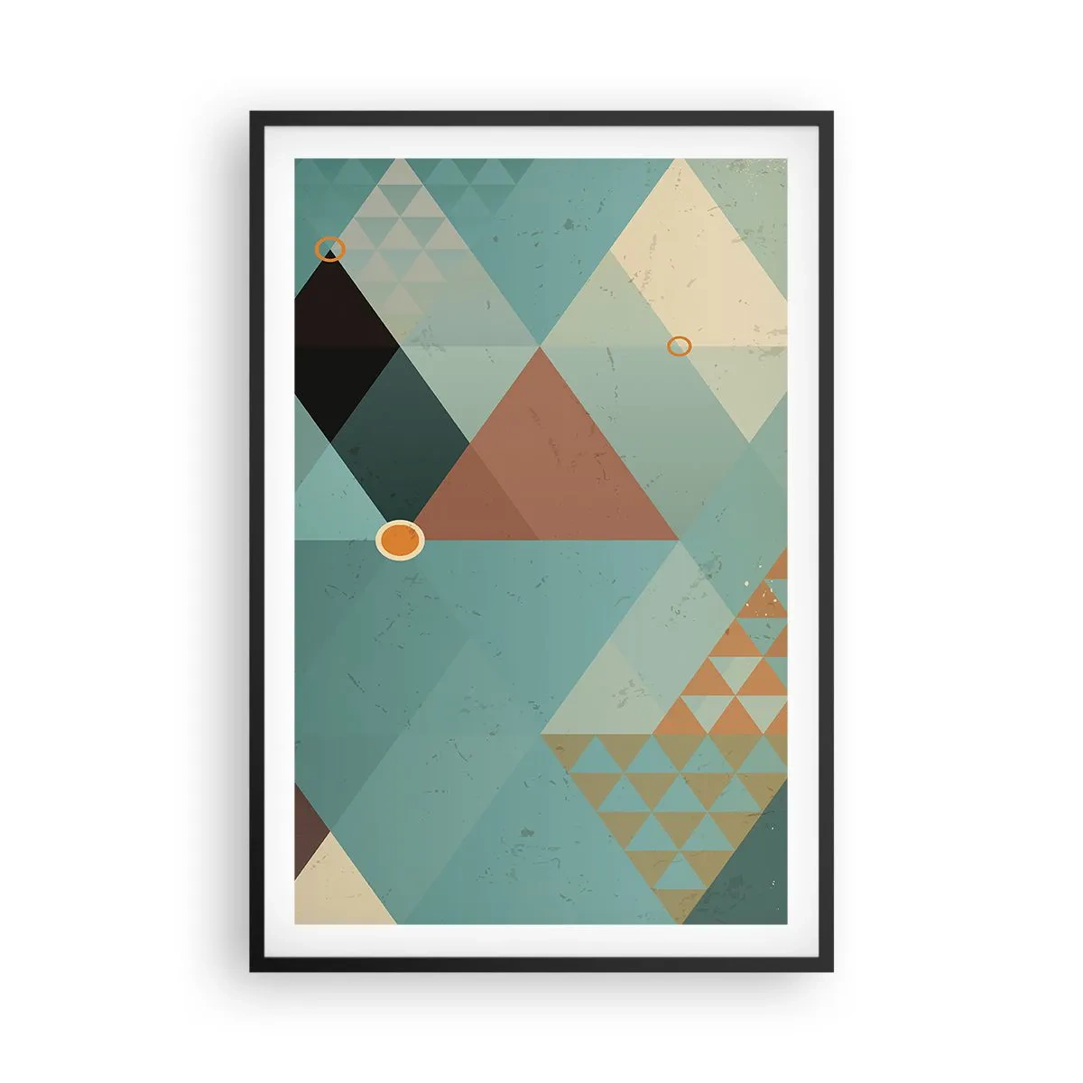 Poster în ramă neagră - Unitatea multiplicității, multiplicitatea unității - 61x91 cm