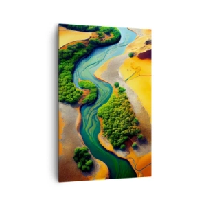 Tablou pe pânză - Râul care dă viață - 80x120 cm