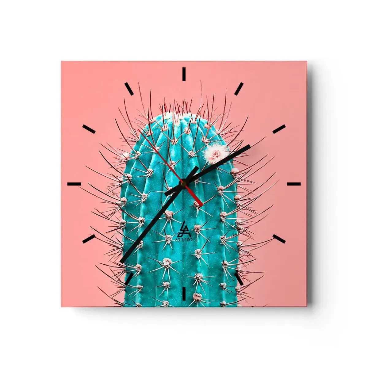 Ceas de perete - Ceas pe sticlă - Doar privește - 30x30 cm