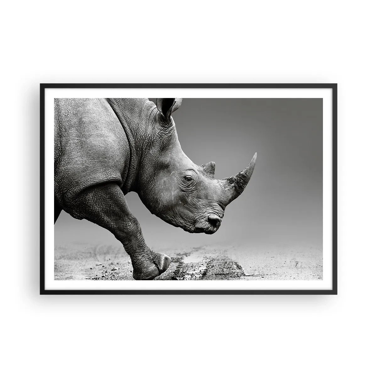 Poster în ramă neagră - O forță de neoprit - 100x70 cm