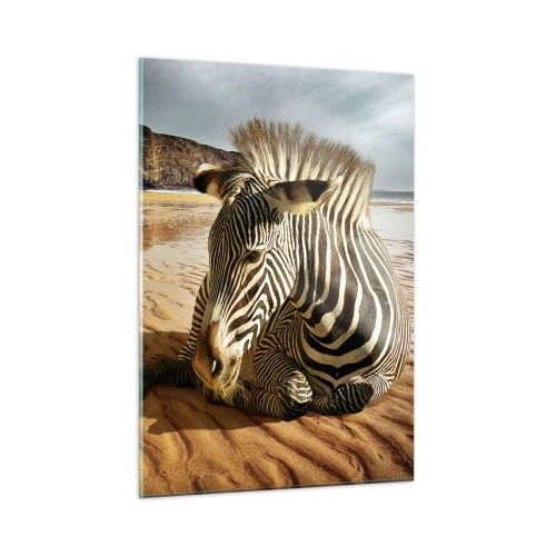 Tablou pe sticlă - Ne potrivim împreună - 50x70 cm