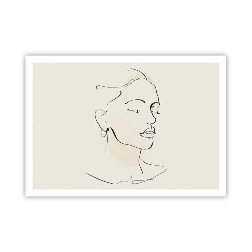 Poster - Cu o linie sigură - 100x70 cm