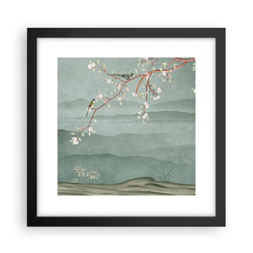 Poster în ramă neagră - Primăvara, ah, tu ești - 30x30 cm