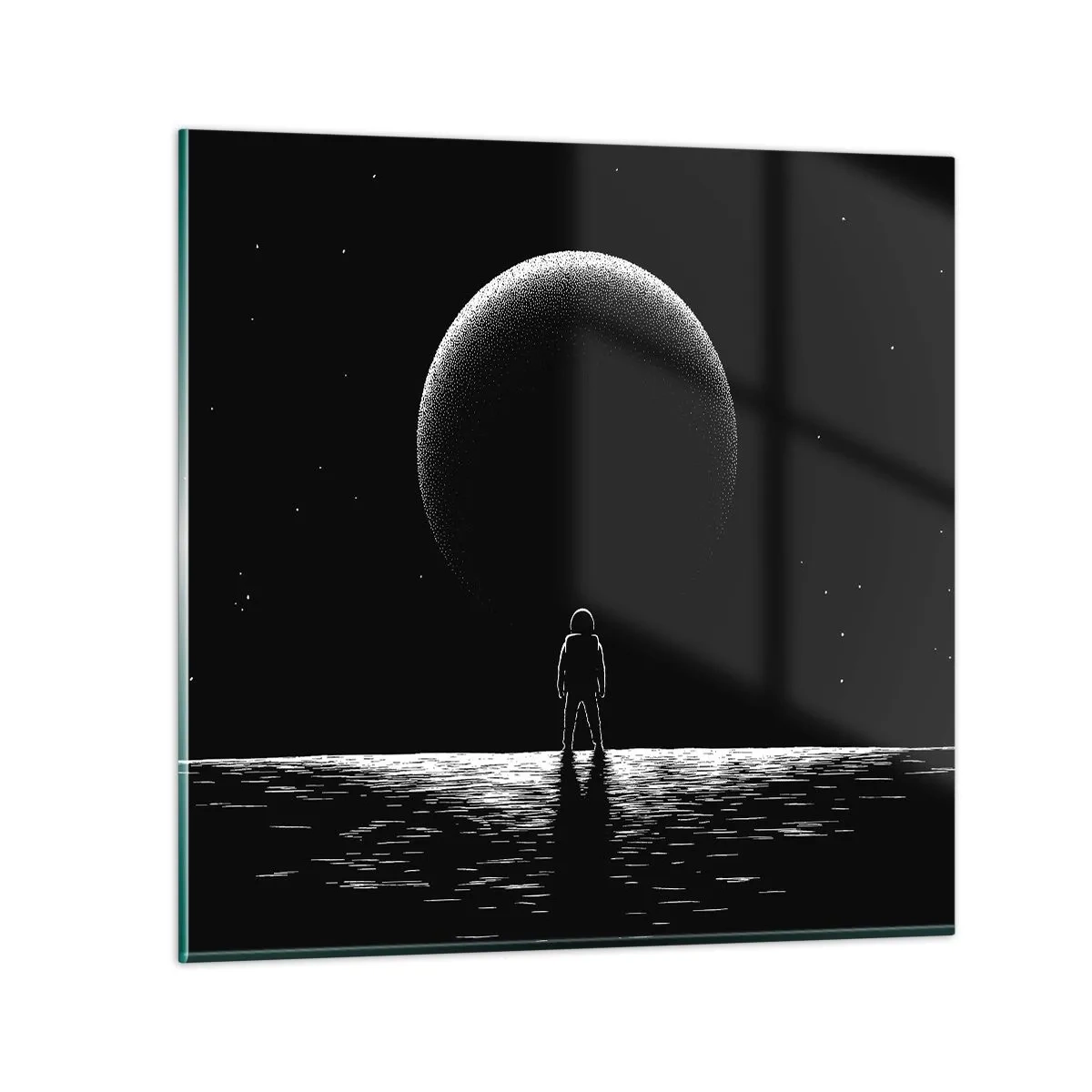 Tablou pe sticlă - Față în față - 60x60 cm