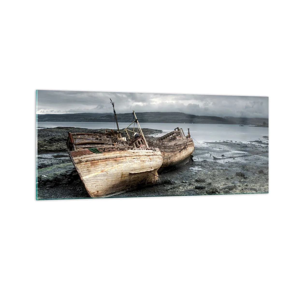 Tablou pe sticlă - Ca semn al unei munci făcute cu demnitate - 100x40 cm