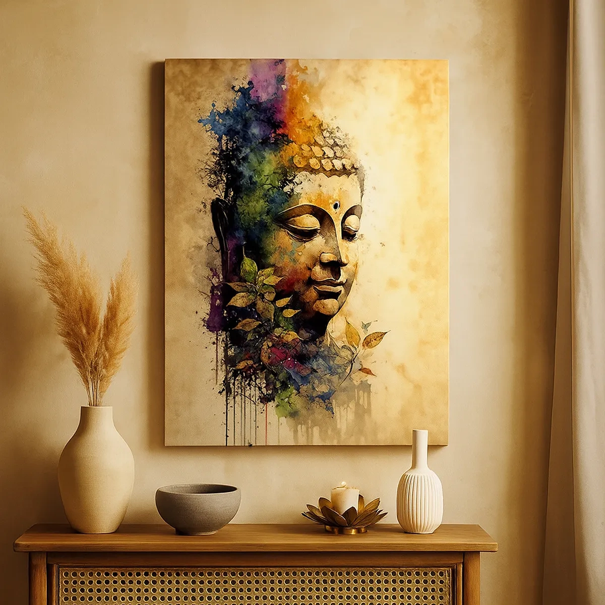 Tablou pe pânză - Namaste! - 50x70 cm