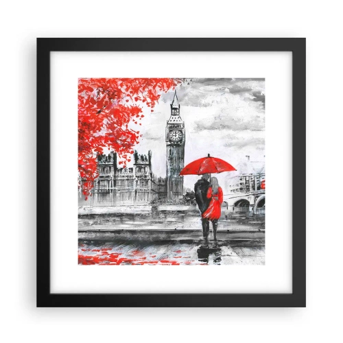 Poster în ramă neagră - Îndrăgostit de Londra - 30x30 cm