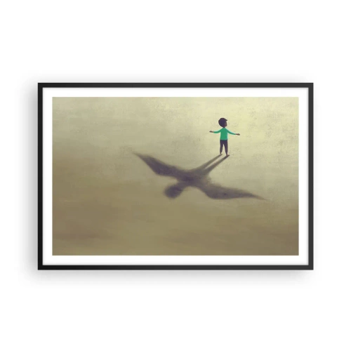 Poster în ramă neagră - Eroul viitorului - 91x61 cm
