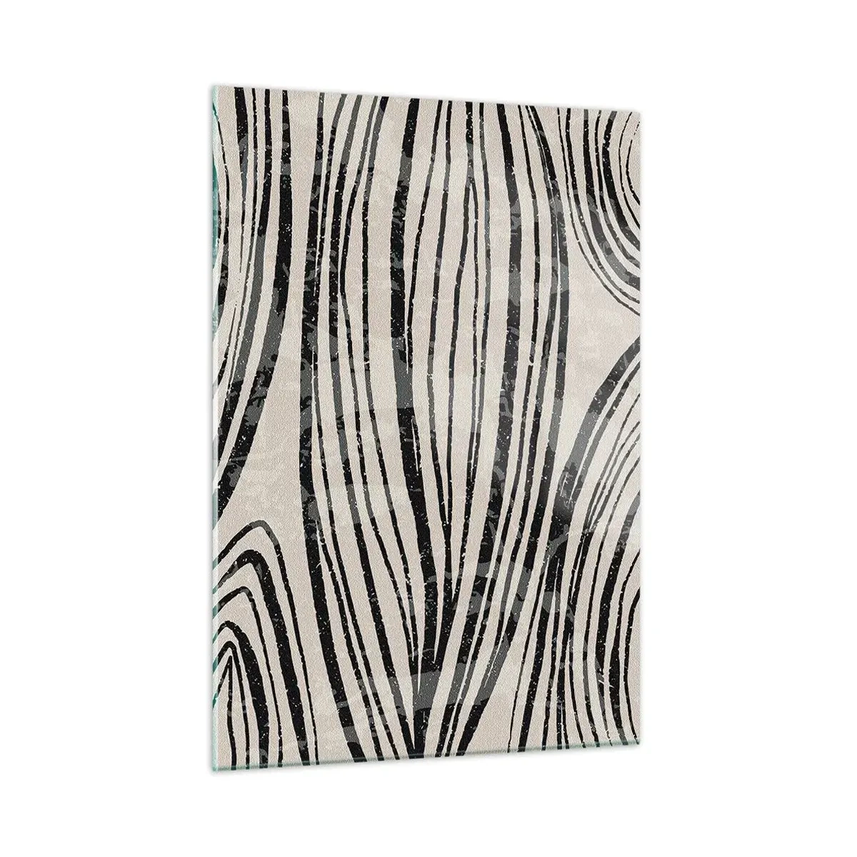 Tablou pe sticlă - Deversare de linii - 50x70 cm