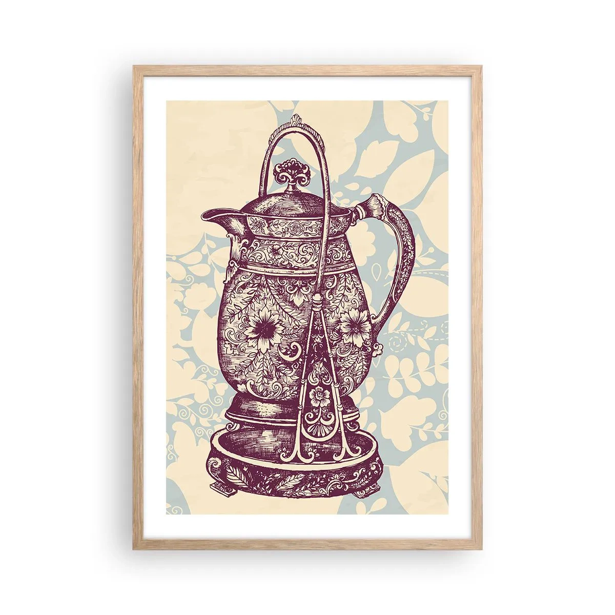 Poster în ramă de stejar deschis - Frumusețea vieții de zi cu zi - 50x70 cm