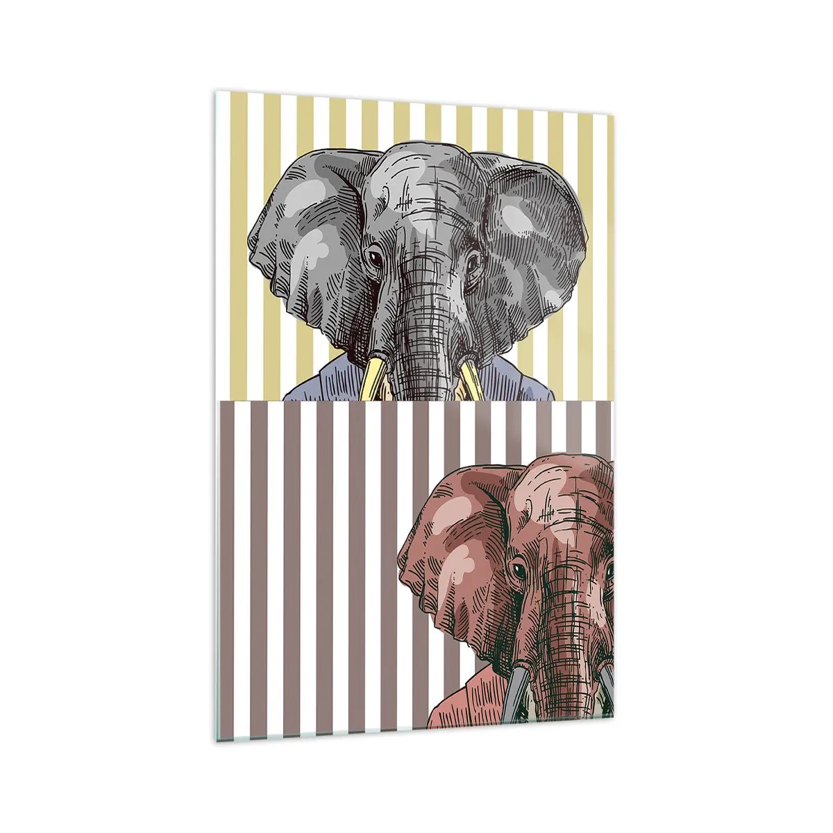 Tablou pe sticlă - Elegant prin natură - 70x100 cm