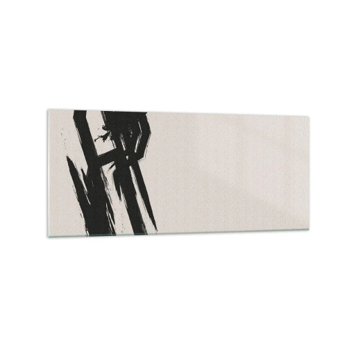 Tablou pe sticlă - Un impuls de neoprit - 120x50 cm