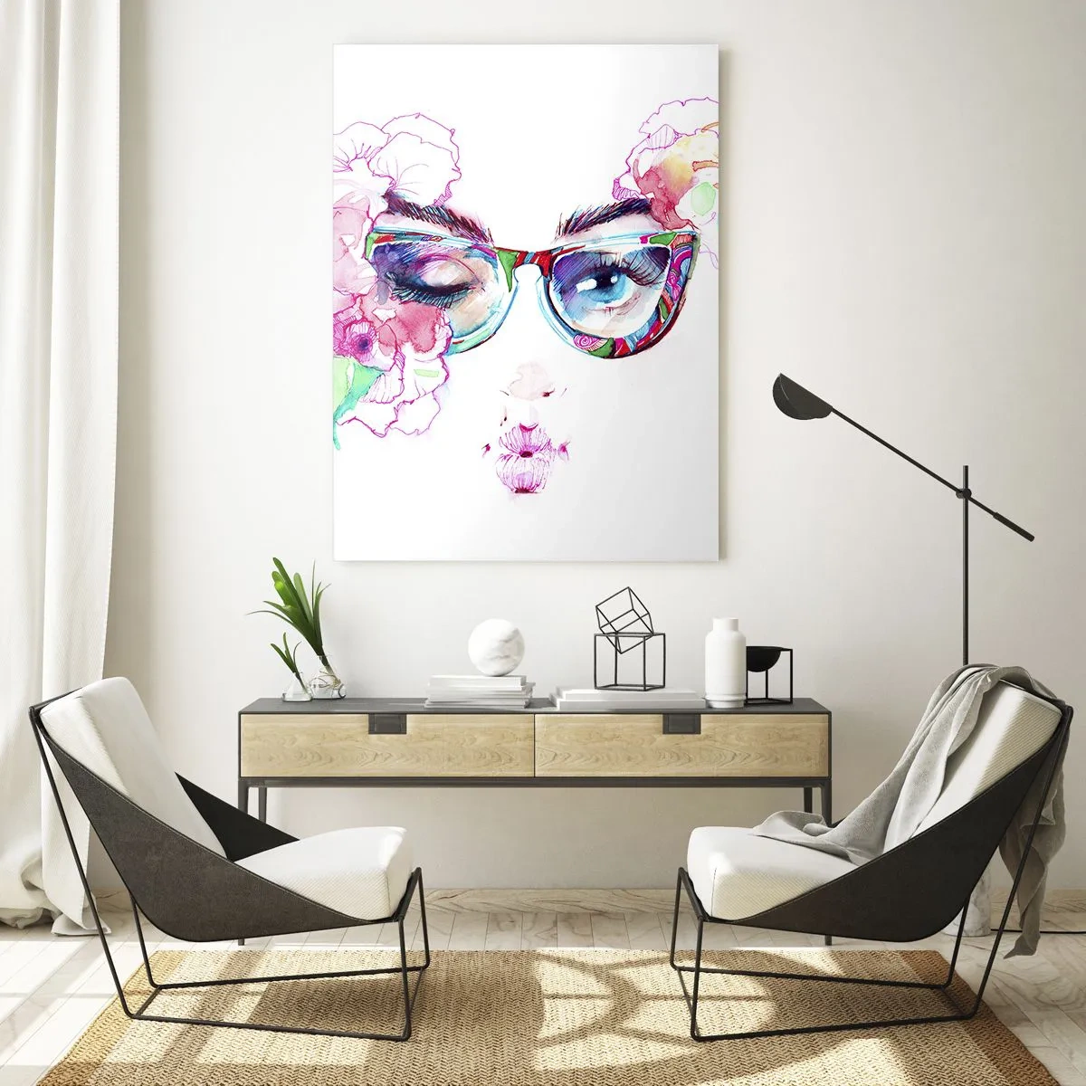 Tablou pe sticlă - O promisiune ispititoare - 70x100 cm