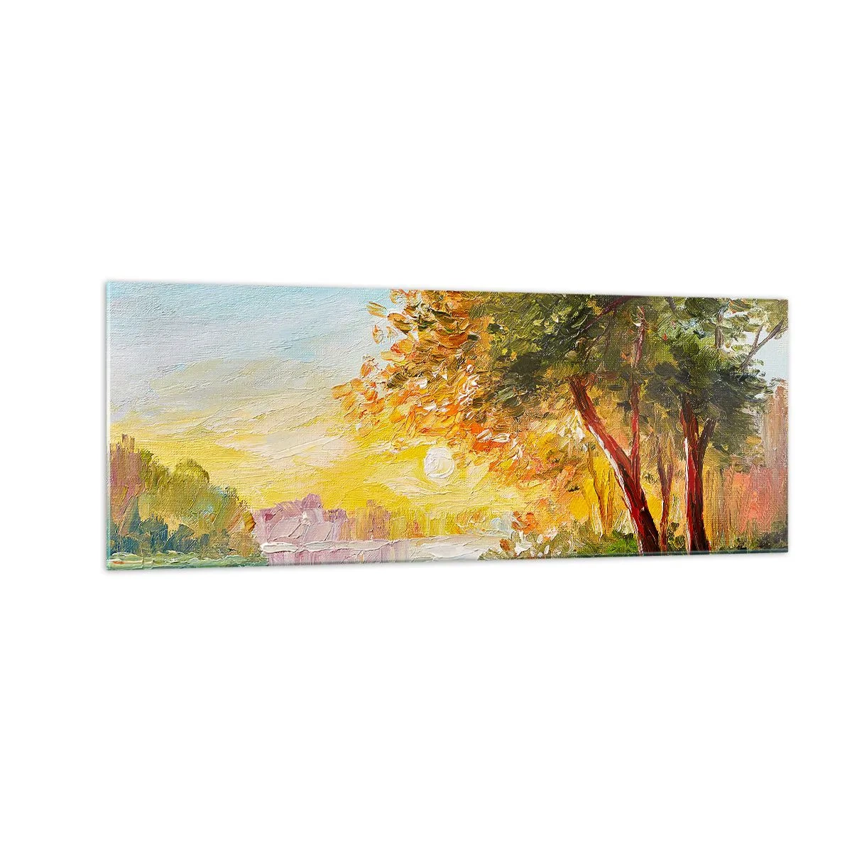 Tablou pe sticlă - Et in Arcadia ego - 140x50 cm