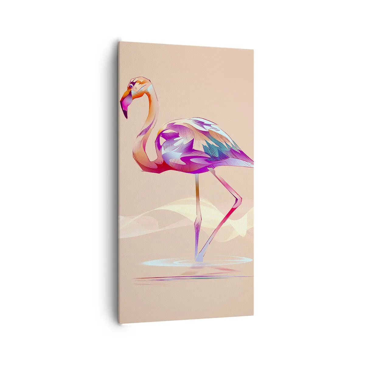 Tablou pe pânză - Pasăre de emoție bună - 65x120 cm