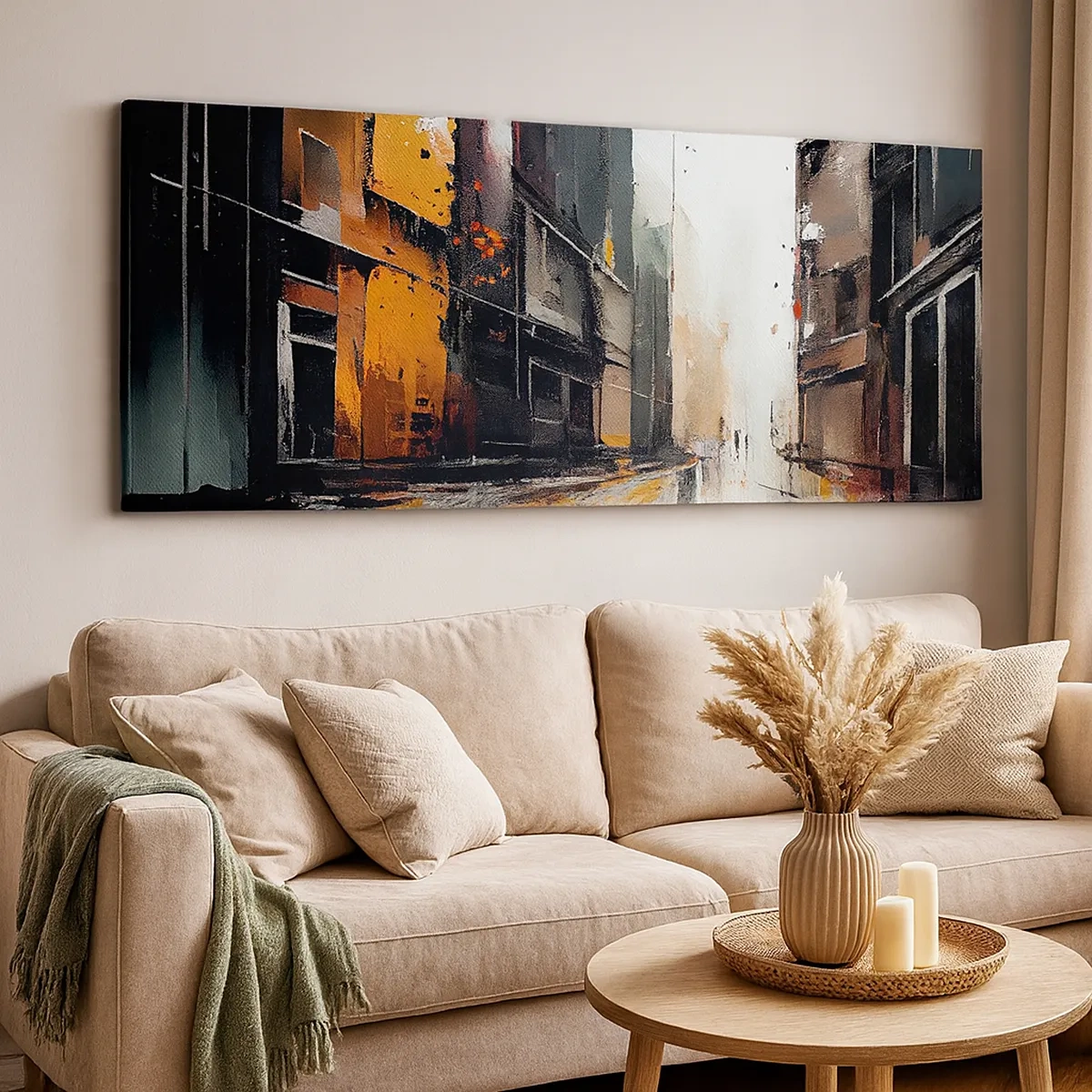 Tablou pe pânză - O zi ploioasă - 30x30 cm