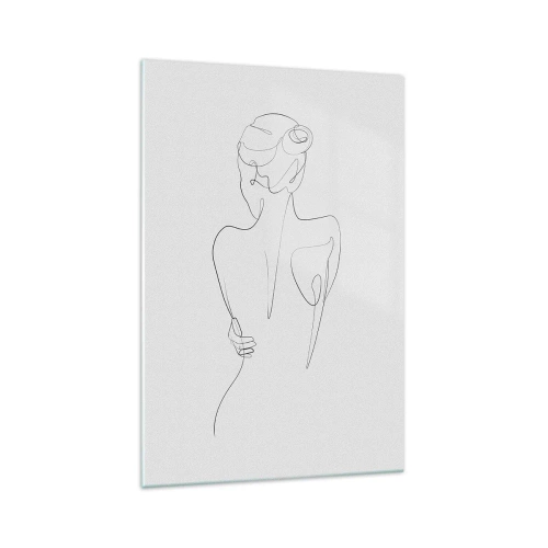 Tablou pe sticlă - Muzica corpului - 70x100 cm