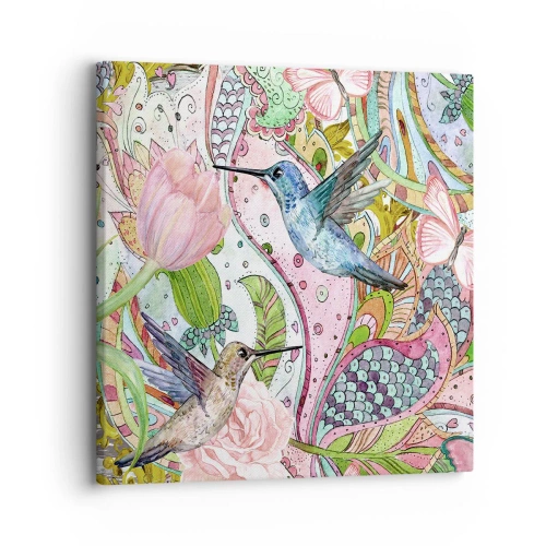 Tablou pe pânză - Încurcat în viță de vie - 30x30 cm