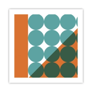 Poster - Sus și pe diagonală - 50x50 cm