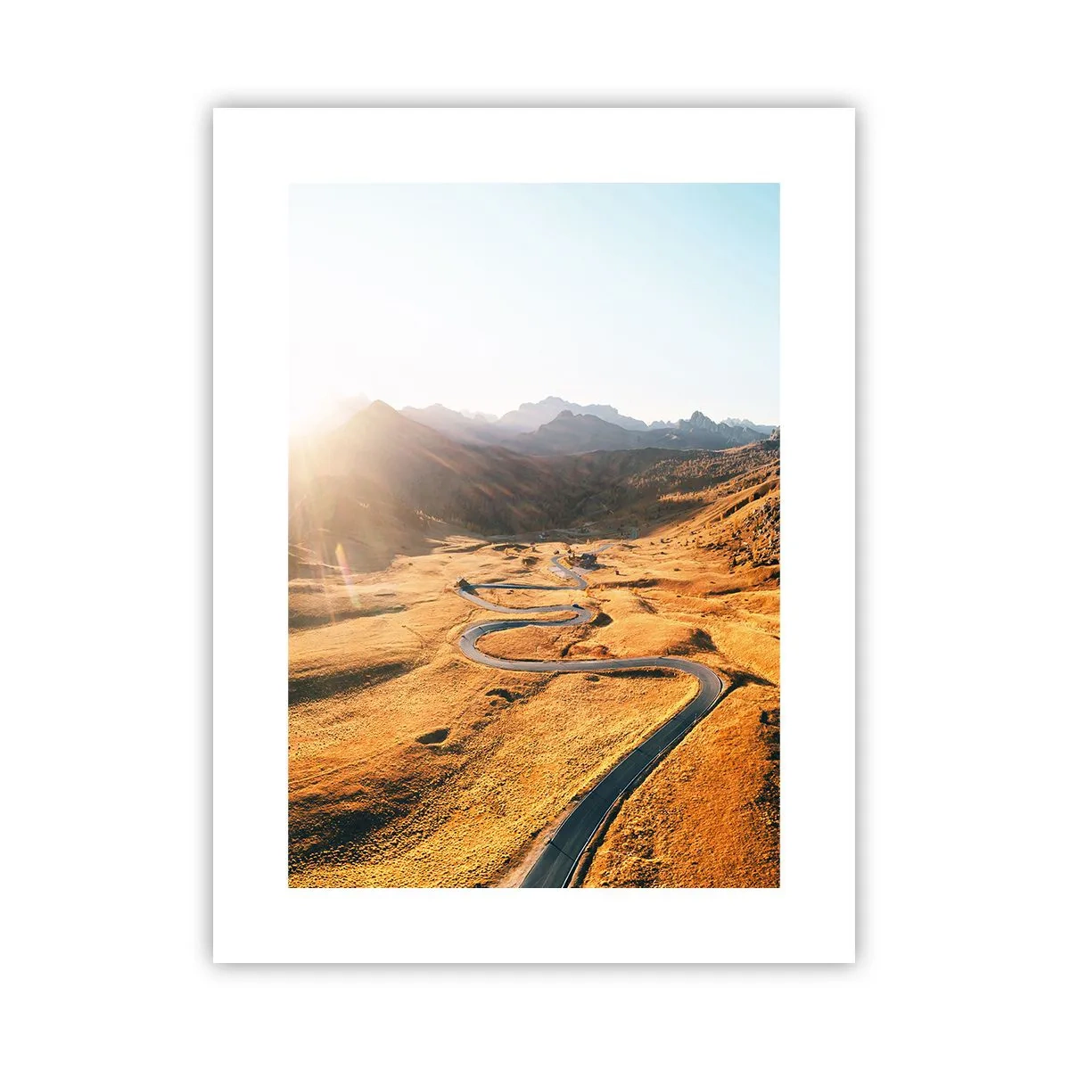 Poster - Într-o vale de aur - 30x40 cm