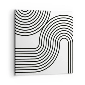 Tablou pe pânză - Pe o curbă - 60x60 cm