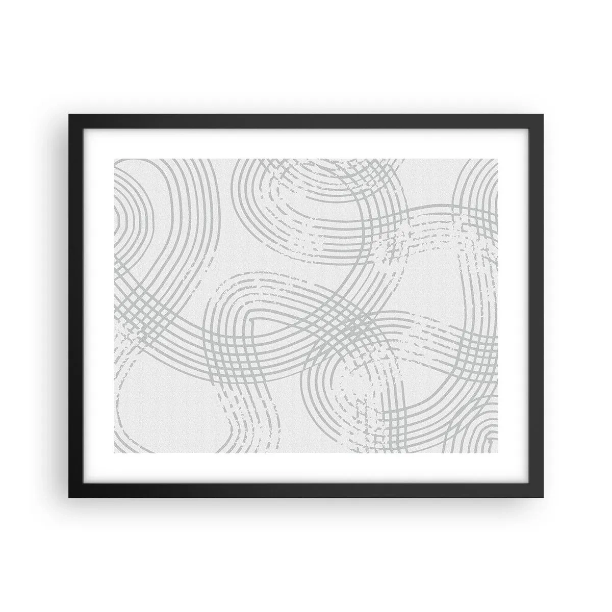 Poster în ramă neagră - Nu există o cale ușoară - 50x40 cm