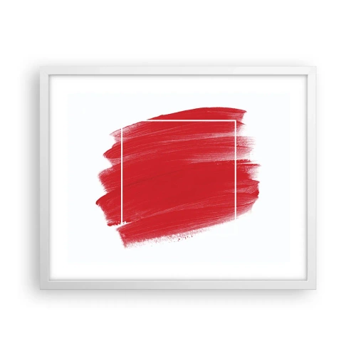 Poster în ramă albă - În afara cadrului - 50x40 cm
