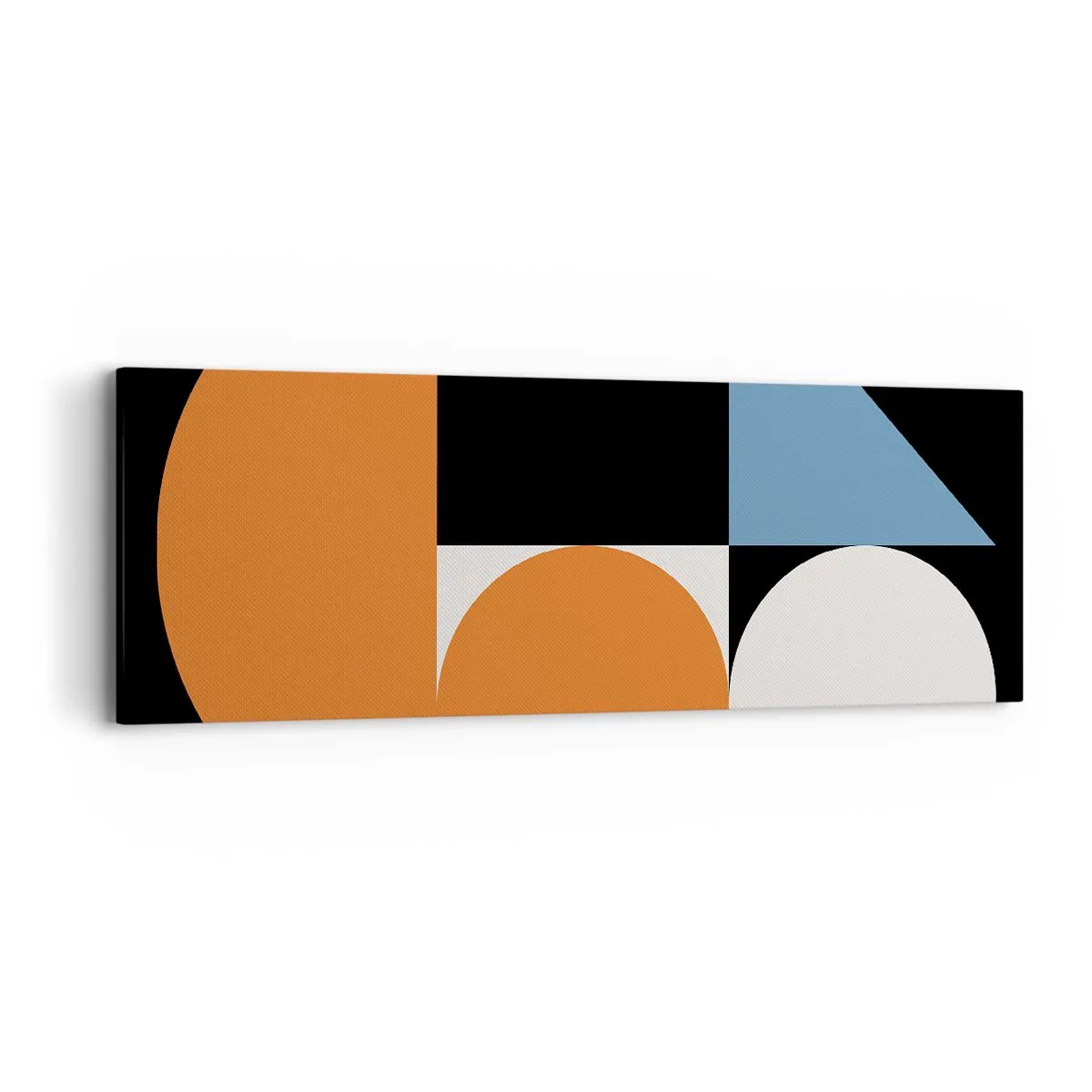 Tablou pe pânză - Sistem de figuri - 90x30 cm