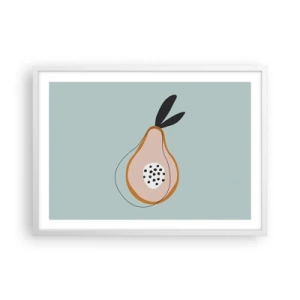 Poster în ramă albă - Pătrunzând în natura lucrurilor - 70x50 cm