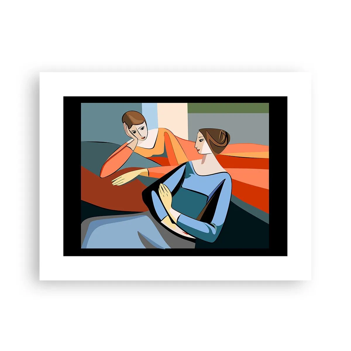 Poster - Un moment de confidențe - 40x30 cm